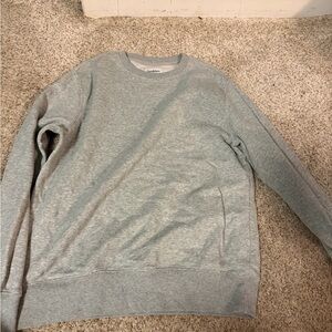 Classic Gray Crewneck Sweater